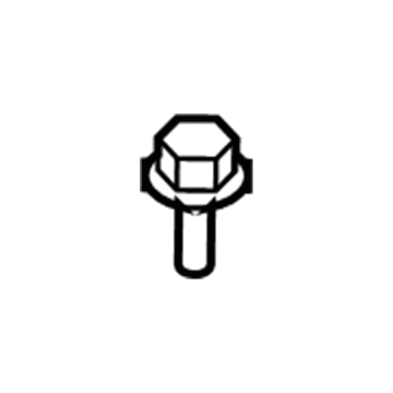 GM 92138942 Cowl Vent Panel Retainer 92138942 GM Cowl Vent Panel Retainer Illustration 1 of 1