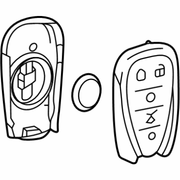 Buick Envista Key Fob - 13547678