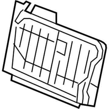 19127613 GM Seat Back Frame, Rear Driver Side Illustration 1 of 1