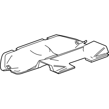 GM 23497217 Support Panel, Rear 23497217 GM Support Panel, Rear Illustration 1 of 1