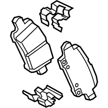 Chevy Equinox Brake Pads - 85127904