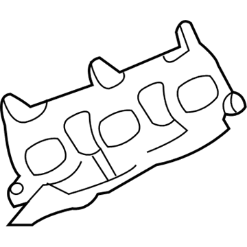 GM 12593921 Exhaust Manifold Gasket 12593921 GM Exhaust Manifold Gasket Illustration 1 of 1