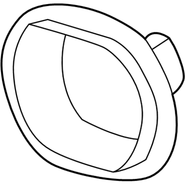 20982386 GM Lamp Bezel, Driver Side Illustration 1 of 1