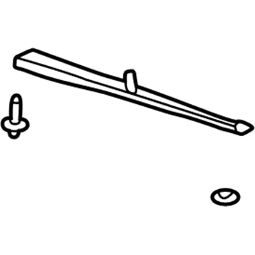 GM 25733173 Side Reinforcement, Driver Side 25733173 GM Side Reinforcement, Driver Side Illustration 1 of 1