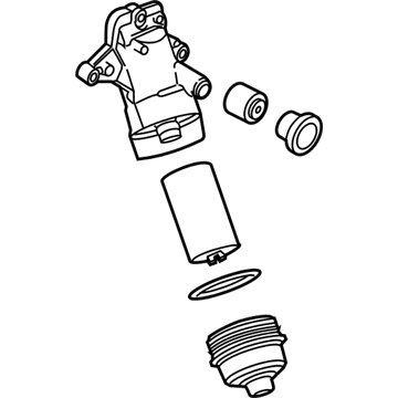 GM 55578713 Filter Assembly 55578713 GM Filter Assembly Illustration 1 of 1