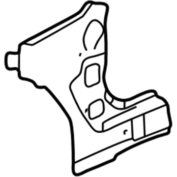 22669225 GM Hinge Pillar, Front Driver Side Illustration 1 of 1