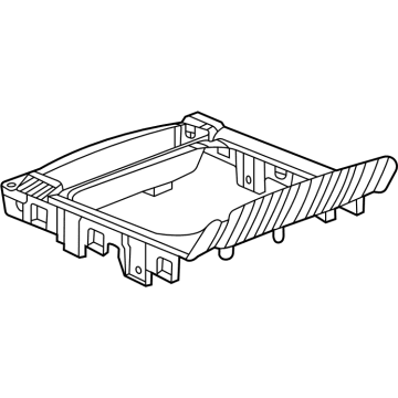 GM 85554813 Upper Trim, Front 85554813 GM Upper Trim, Front Illustration 1 of 1