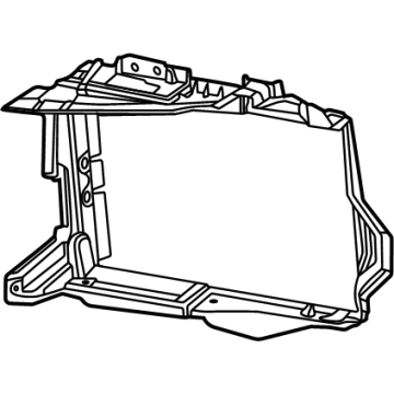 GM 84657667 Air Inlet Duct, Passenger Side 84657667 GM Air Inlet Duct, Passenger Side Illustration 1 of 1