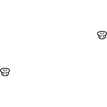 10060526 GM Spoiler Nut Illustration 1 of 1