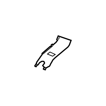 GM 84049175 Mirror Cover Insert, Jet Black 84049175 GM Mirror Cover Insert, Jet Black Illustration 1 of 1