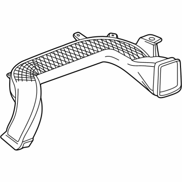 84801552 GM Outlet Duct, Outer Driver Side Illustration 1 of 1