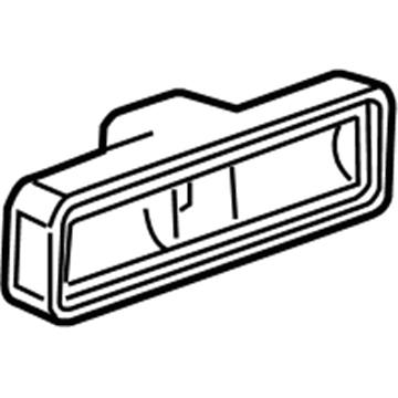 GM 13502688 Insulator, Rear Driver Side 13502688 GM Insulator, Rear Driver Side Illustration 1 of 1