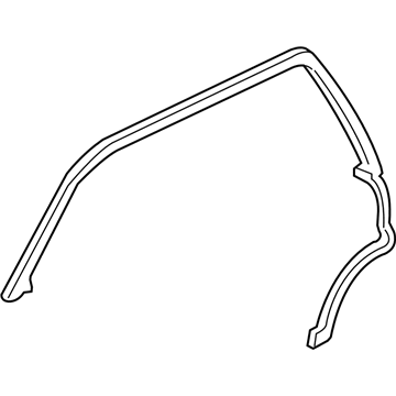 GM 15131624 Upper Weatherstrip, Passenger Side 15131624 GM Upper Weatherstrip, Passenger Side Illustration 1 of 1