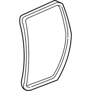GM 15128083 Surround Weatherstrip, Rear 15128083 GM Surround Weatherstrip, Rear Illustration 1 of 1