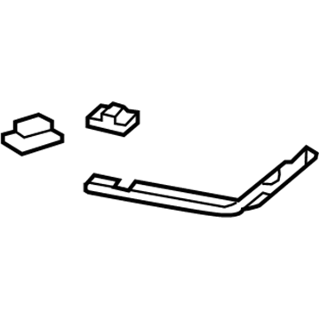 GM 22822652 Side Bracket, Passenger Side 22822652 GM Side Bracket, Passenger Side Illustration 1 of 1