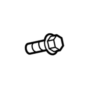 GM 11611098 Bumper Cover Bolt 11611098 GM Bumper Cover Bolt Illustration 1 of 1