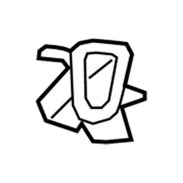 GM 22786828 Floor Duct, Passenger Side 22786828 GM Floor Duct, Passenger Side Illustration 1 of 1