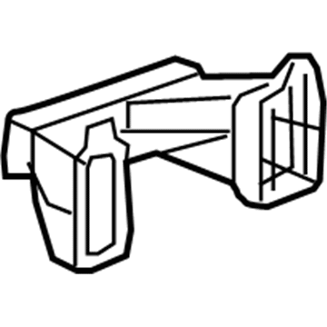 GM 23491952 Rear Duct 23491952 GM Rear Duct Illustration 1 of 1