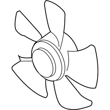 Chevy Aveo5 Cooling Fan Assembly - 93744898