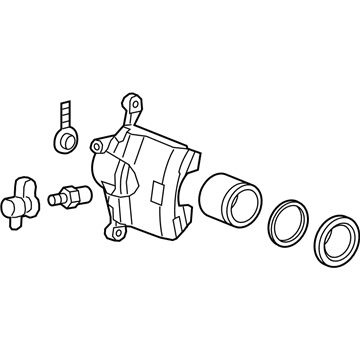 Chevy Spark Brake Caliper - 13591421