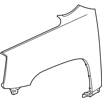 GM 22846919 Fender, Front Driver Side 22846919 GM Fender, Front Driver Side Illustration 1 of 1