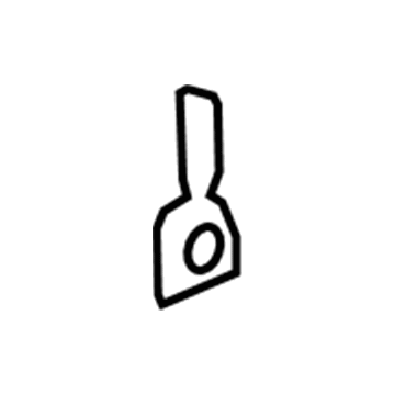 20896224 GM Fender Lower Bracket, Driver Side Illustration 1 of 1
