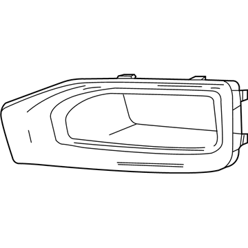 GMC 84244386 Fog Lamp Bezel