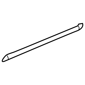GM 84050222 Lower Weatherstrip, Driver Side 84050222 GM Lower Weatherstrip, Driver Side Illustration 1 of 1