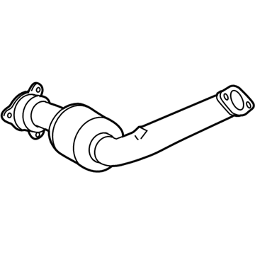 GM 22970501 Catalytic Converter 22970501 GM Catalytic Converter Illustration 1 of 1