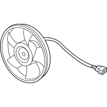 Pontiac 92148999 Fan Motor