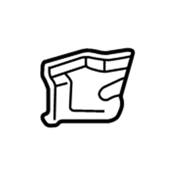 10141476 GM Front Extension, Rear Passenger Side Illustration 1 of 1