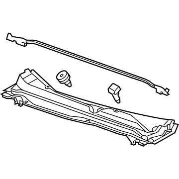 GM 84057212 Cowl Grille 84057212 GM Cowl Grille Illustration 1 of 1