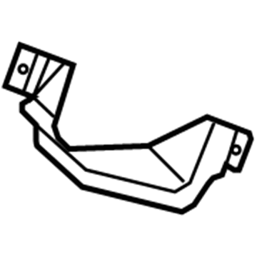 25805662 GM Water Deflector Illustration 1 of 1