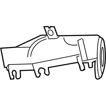 13345221 GM Cylinder Cover, Black Illustration 1 of 1