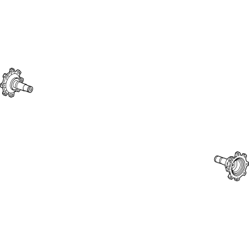 GM 84766416 Axle Shaft, Rear Driver Side 84766416 GM Axle Shaft, Rear Driver Side Illustration 1 of 1