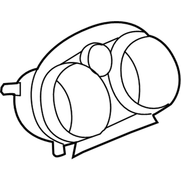 GM 25865161 Cluster Bezel, Black 25865161 GM Cluster Bezel, Black Illustration 1 of 1