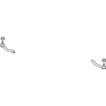 GM 19318182 Outer Tie Rod, Passenger Side 19318182 GM Outer Tie Rod, Passenger Side Illustration 1 of 1