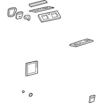89018764 GM Upper Case Seal Kit Illustration 1 of 1