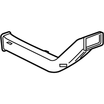 15133028 GM Air Duct Illustration 1 of 1