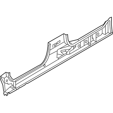 GM 19317734 Inner Rocker, Driver Side 19317734 GM Inner Rocker, Driver Side Illustration 1 of 1