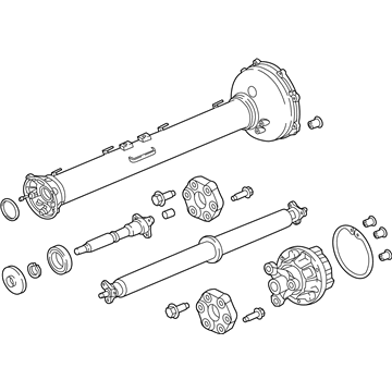 GM 84016821 Drive Shaft Assembly 84016821 GM Drive Shaft Assembly Illustration 1 of 1