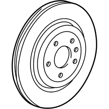 GM 20981826 Rotor, Rear 20981826 GM Rotor, Rear Illustration 1 of 1