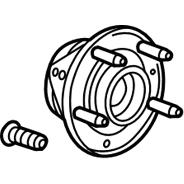 23193306 GM Hub & Bearing, Rear Illustration 1 of 1