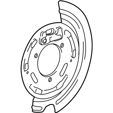 Chevy Corvette Backing Plate - 23332143