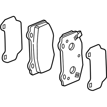 Chevy Camaro Brake Pads - 84732503
