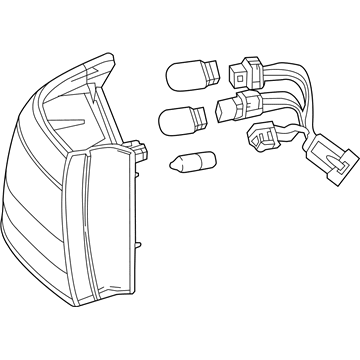 Buick Back Up Light - 22908910