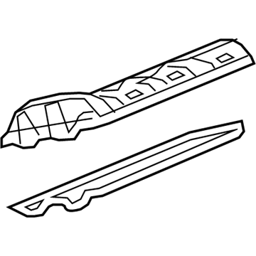 GM 12612437 Valve Cover, Passenger Side 12612437 GM Valve Cover, Passenger Side Illustration 1 of 1
