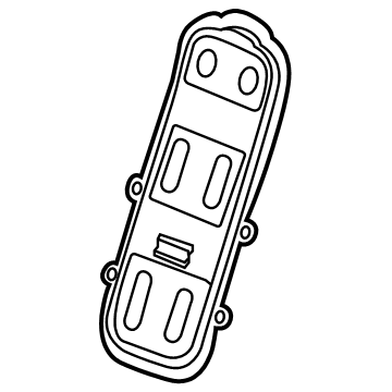 GM 13536875 Vent Chamber 13536875 GM Vent Chamber Illustration 1 of 1