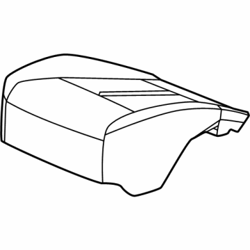GM 85013868 Cover Assembly-Front Seat Cushion *Backen Black 85013868 GM Cover Assembly-Front Seat Cushion *Backen Black Illustration 1 of 1