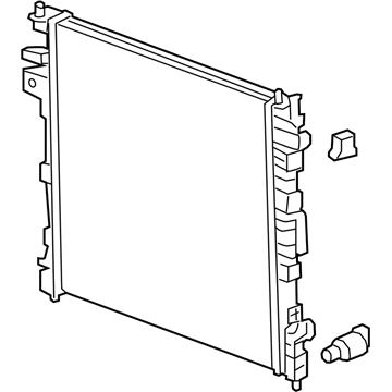 GM 84569931 Radiator 84569931 GM Radiator Illustration 1 of 1